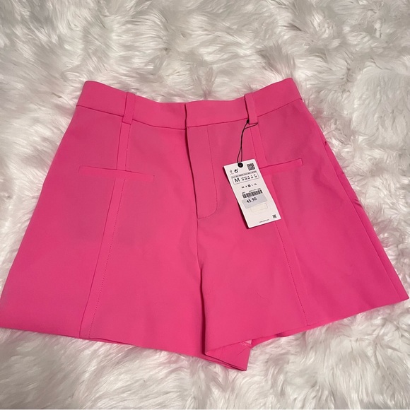 Zara Shorts Nwt Hot Pink Zara Shorts Poshmark